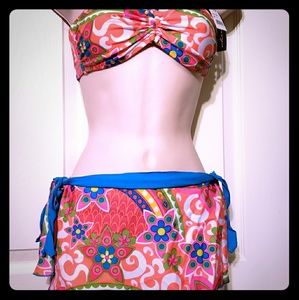 3 piece Thong Bikini with wrap size Small